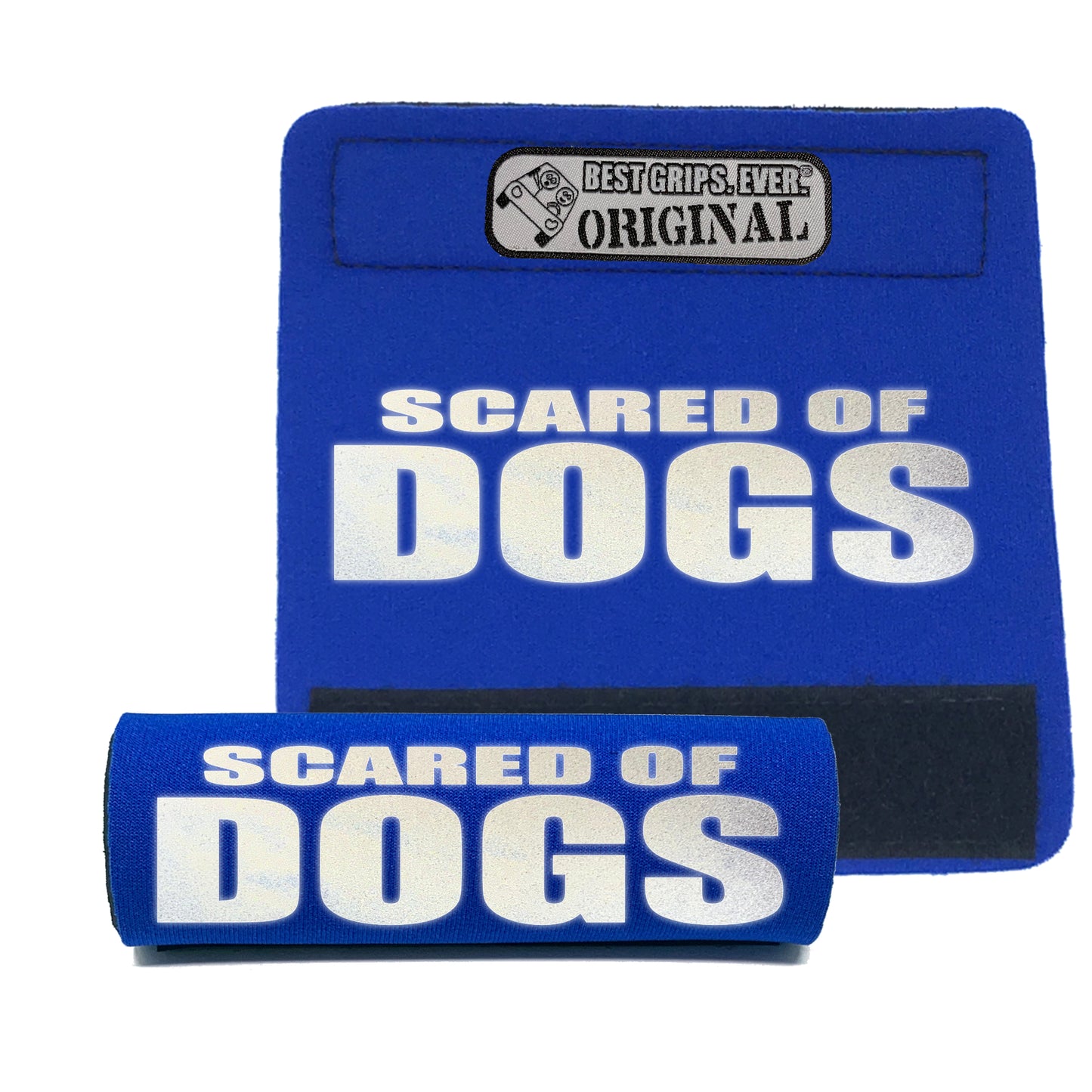 HI-VIS SCARED of DOGS Grip by BEST GRIPS. EVER.®
