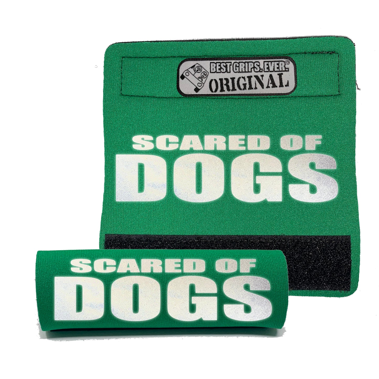 HI-VIS SCARED of DOGS Grip by BEST GRIPS. EVER.®