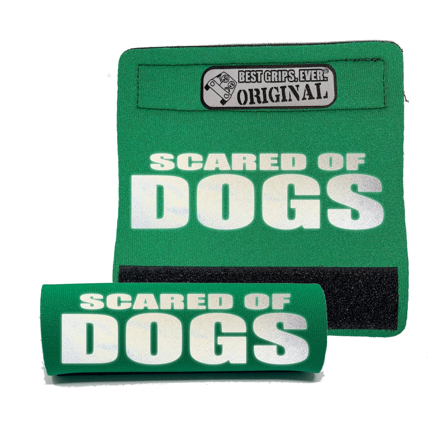 HI-VIS SCARED of DOGS Grip (25 Units)
