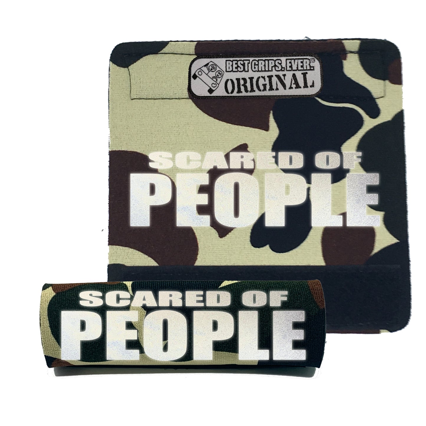 HI-VIS SCARED of PEOPLE Grip by BEST GRIPS. EVER.®
