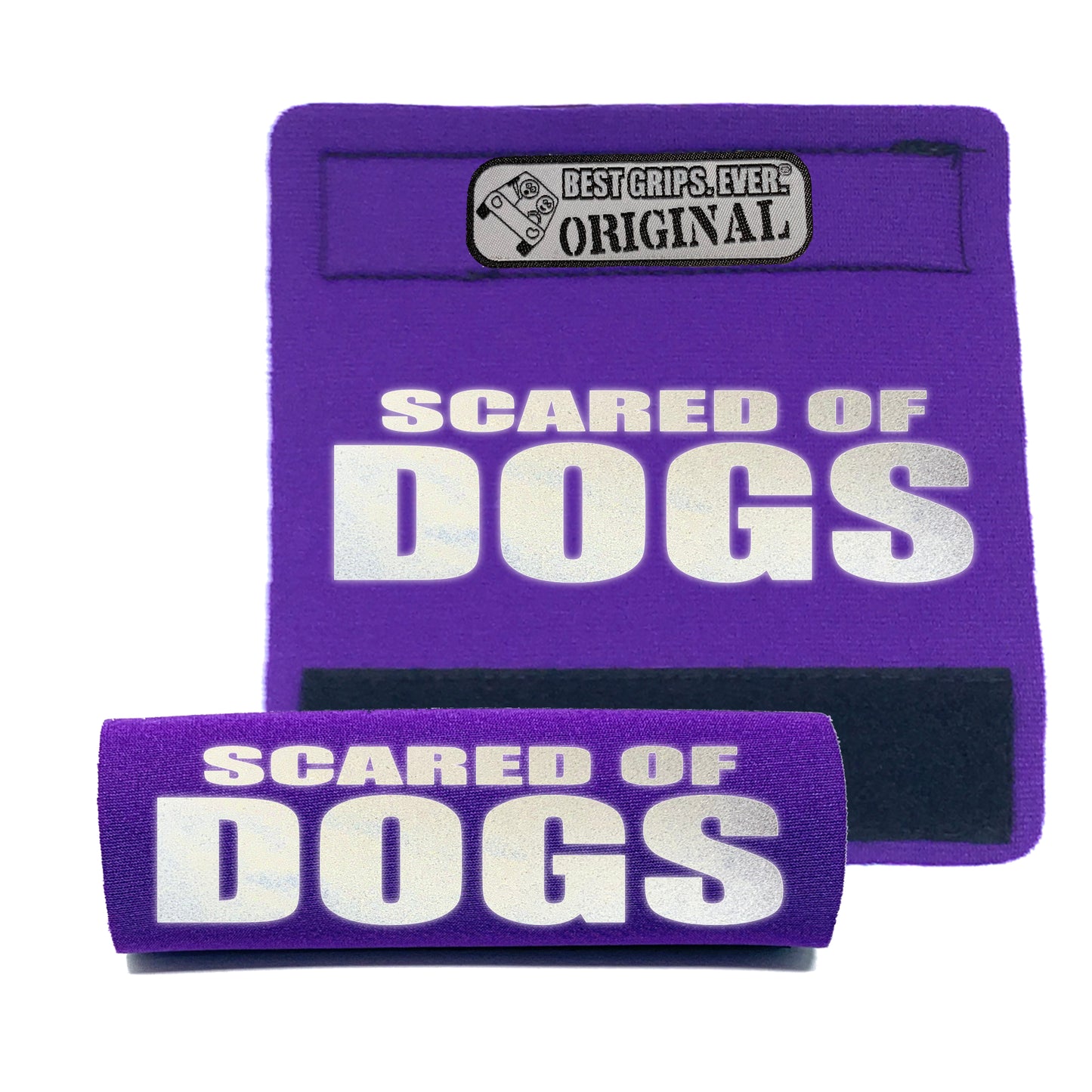 HI-VIS SCARED of DOGS Grip by BEST GRIPS. EVER.®