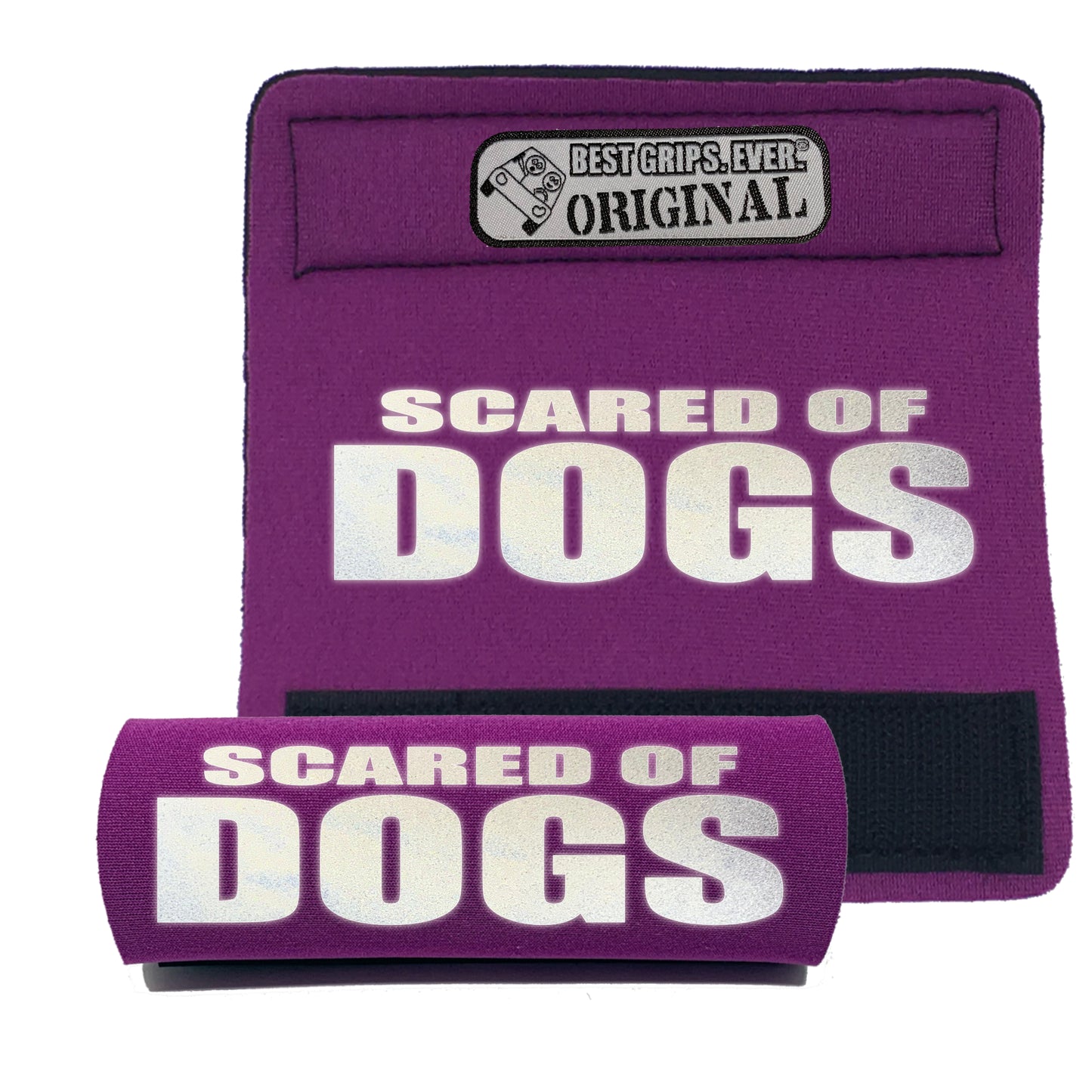 HI-VIS SCARED of DOGS Grip by BEST GRIPS. EVER.®