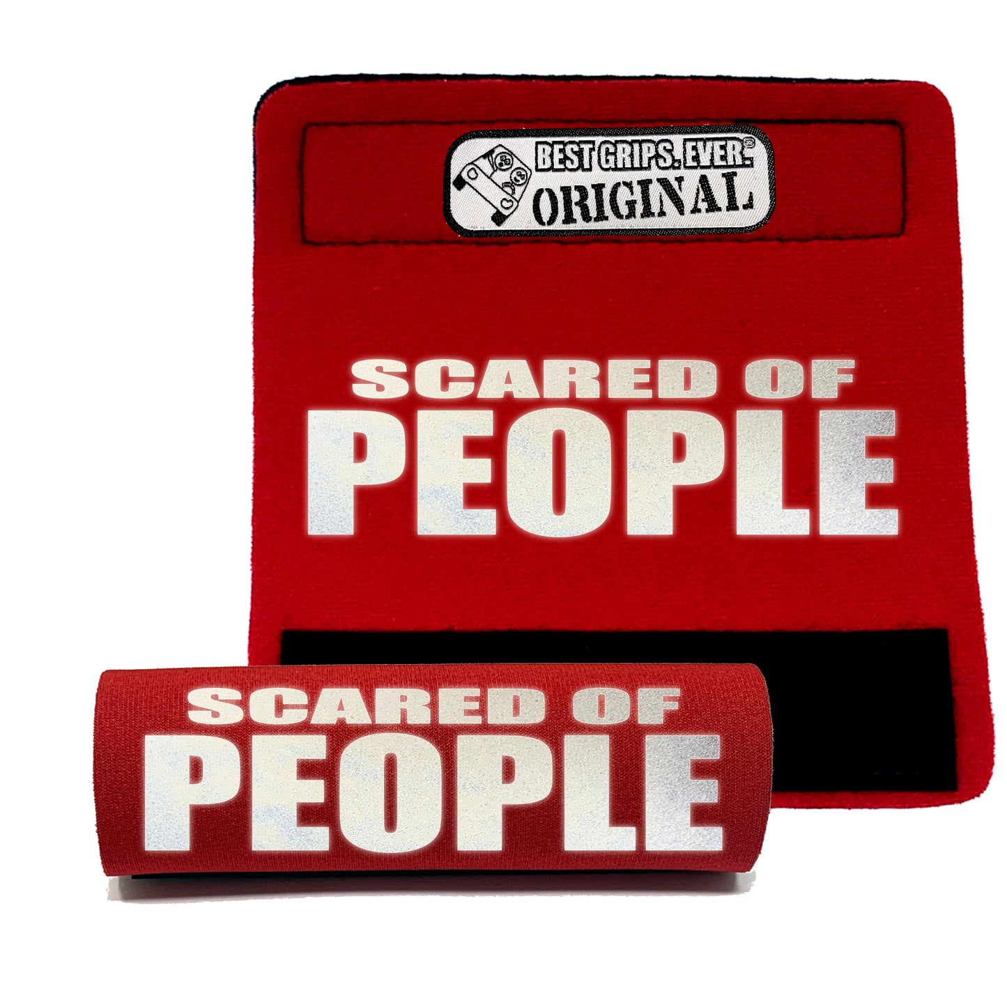 HI-VIS SCARED of PEOPLE Grip by BEST GRIPS. EVER.®