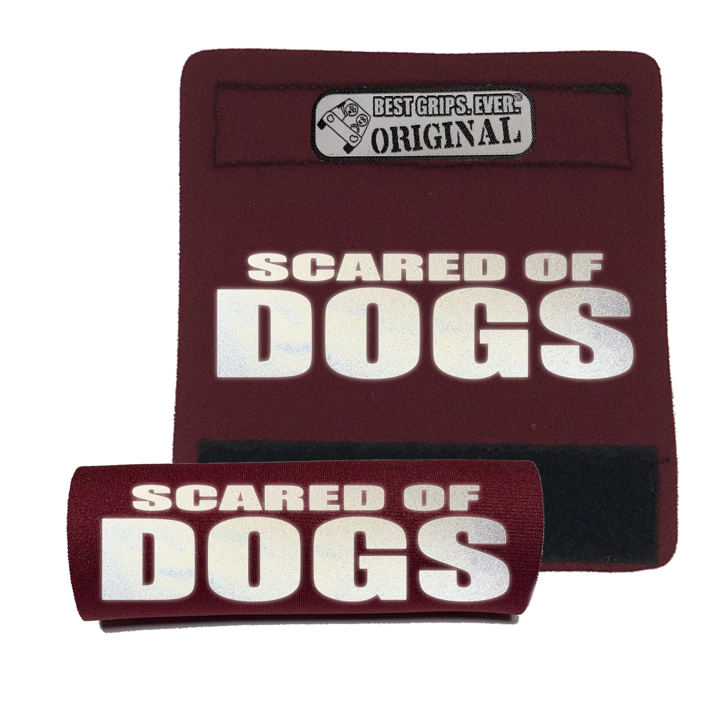 HI-VIS SCARED of DOGS Grip by BEST GRIPS. EVER.®