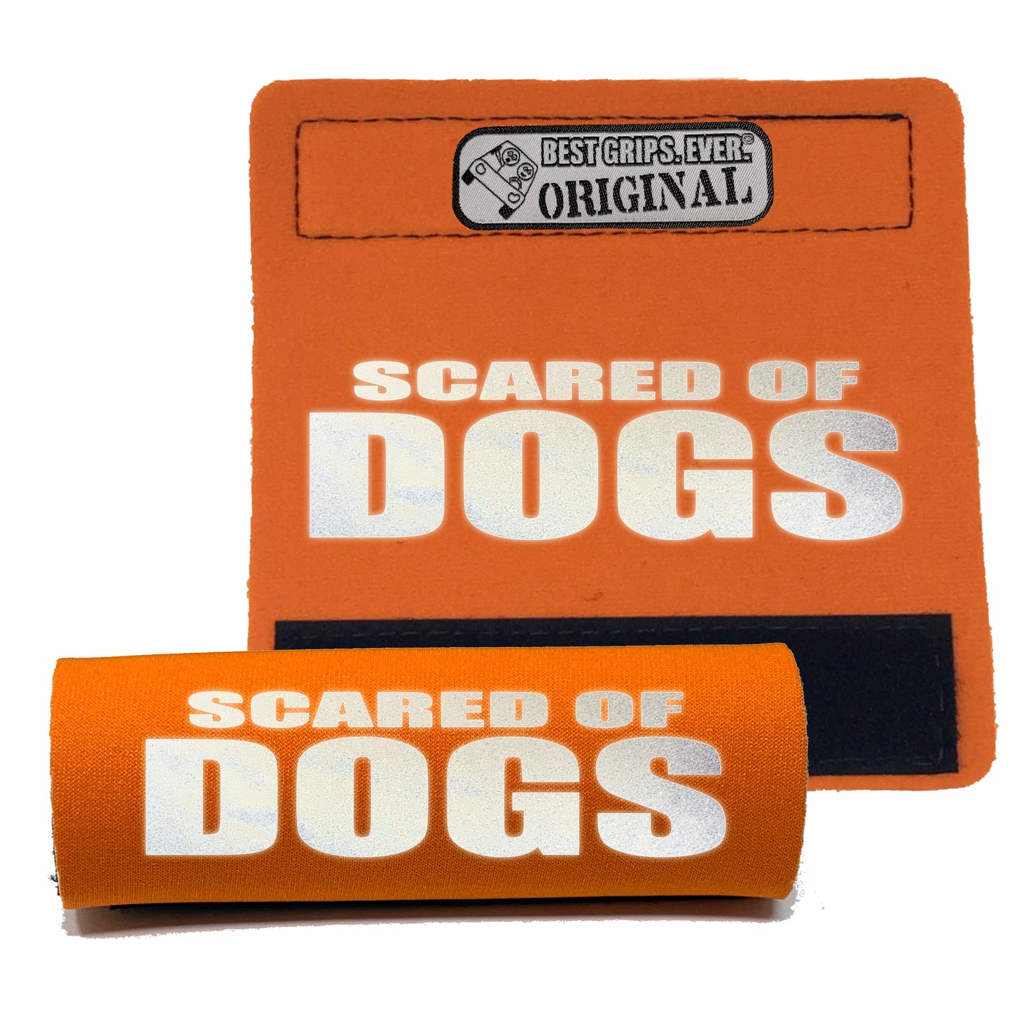 HI-VIS SCARED of DOGS Grip by BEST GRIPS. EVER.®