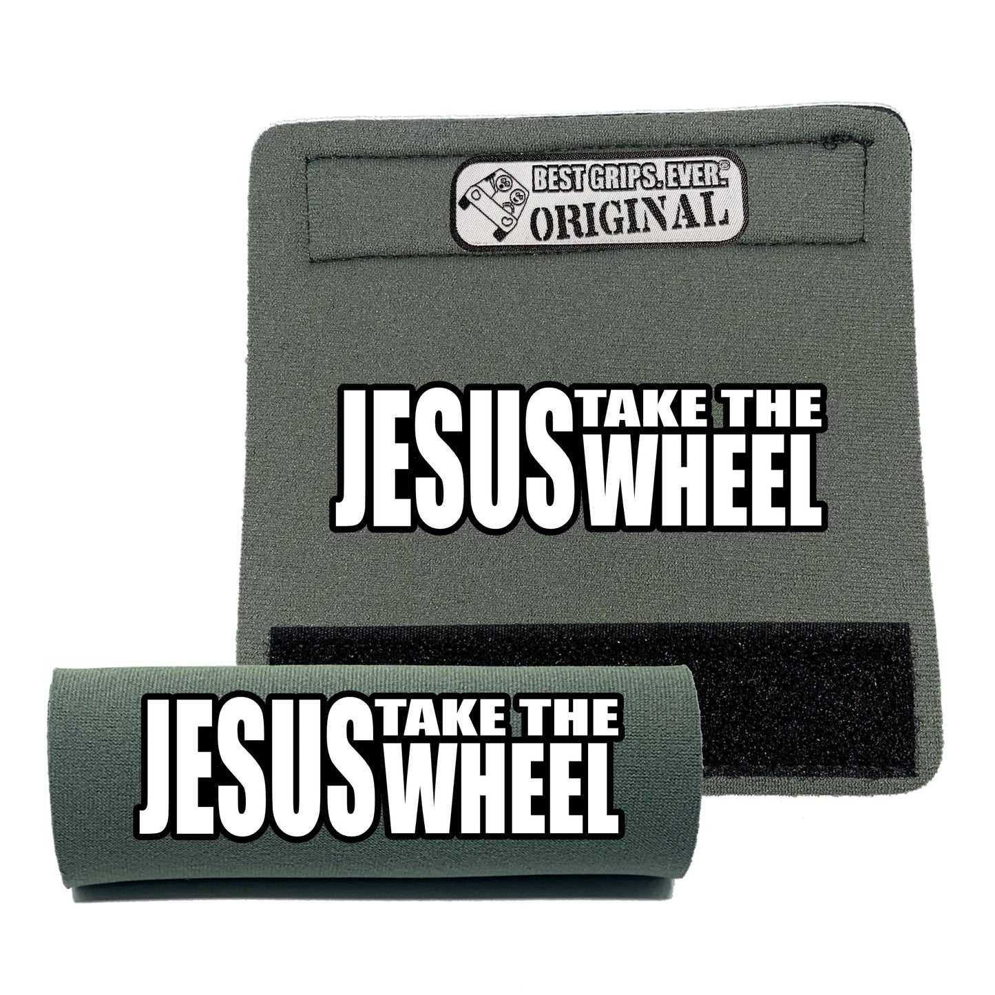 The Jesus Take the Wheel Grip.
