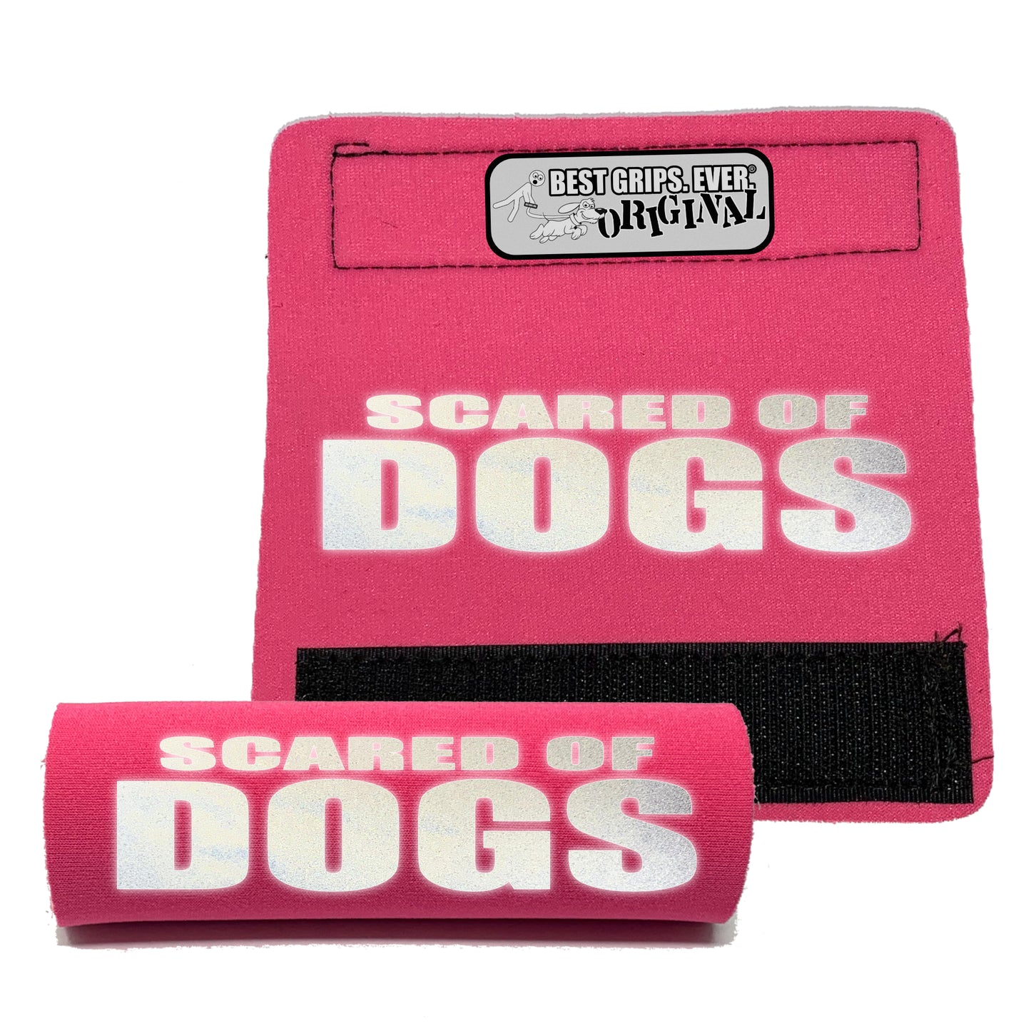 HI-VIS SCARED of DOGS Grip