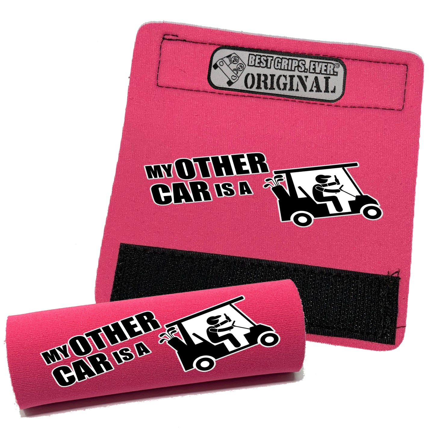BEST GRIPS. EVER.® handle grip in black featuring The Golf Cart Grip...For Him, designed for comfort and everyday use.