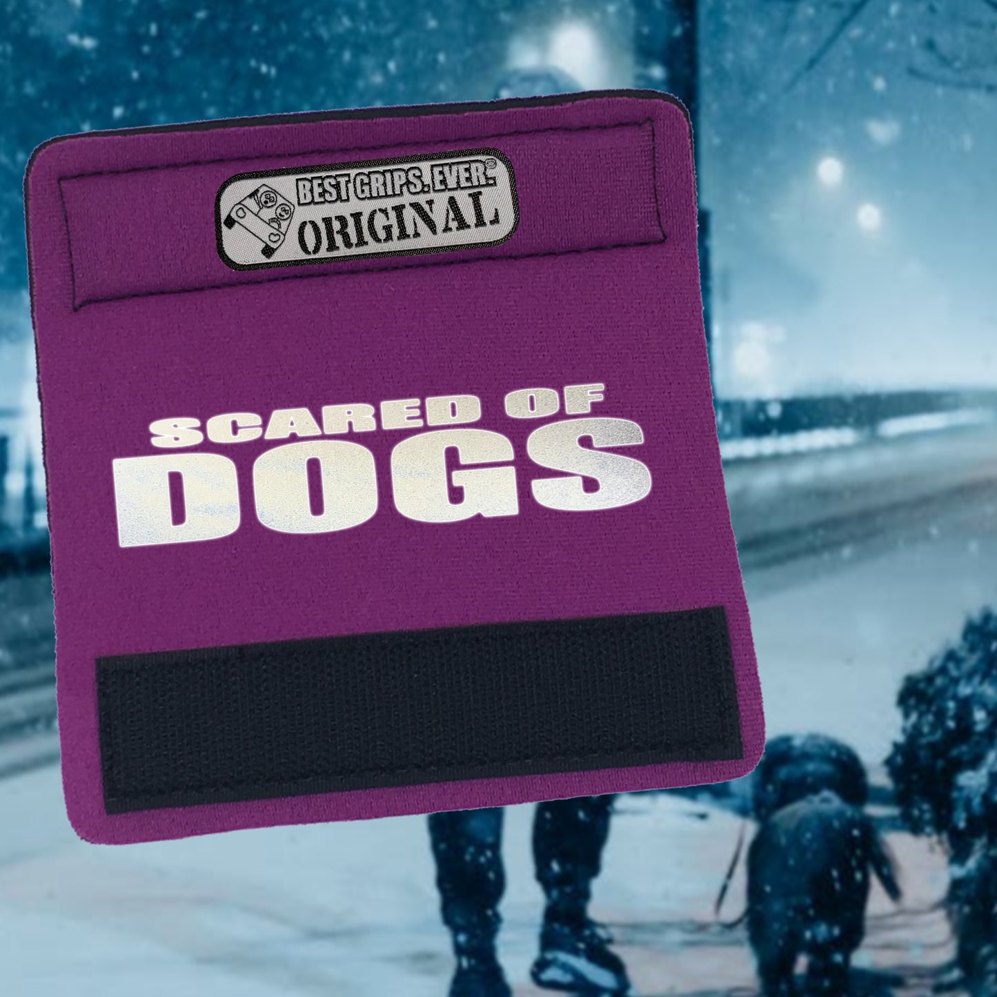 HI-VIS SCARED of DOGS Grip (25 Units)