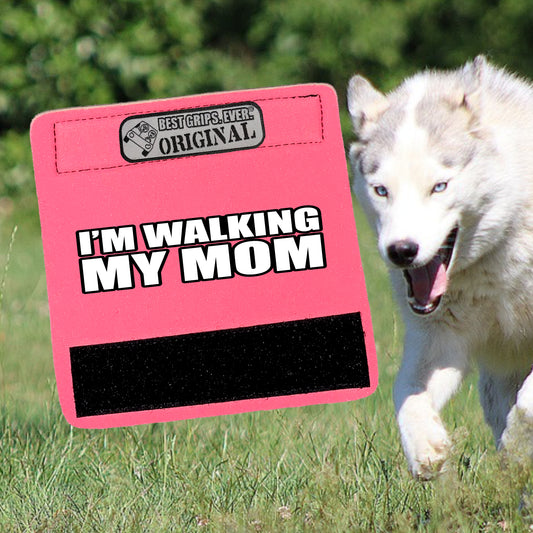 BEST GRIPS. EVER.® leash grip featuring WALKING MY MOM Grip, designed to improve comfort, control, and safety during dog walks.