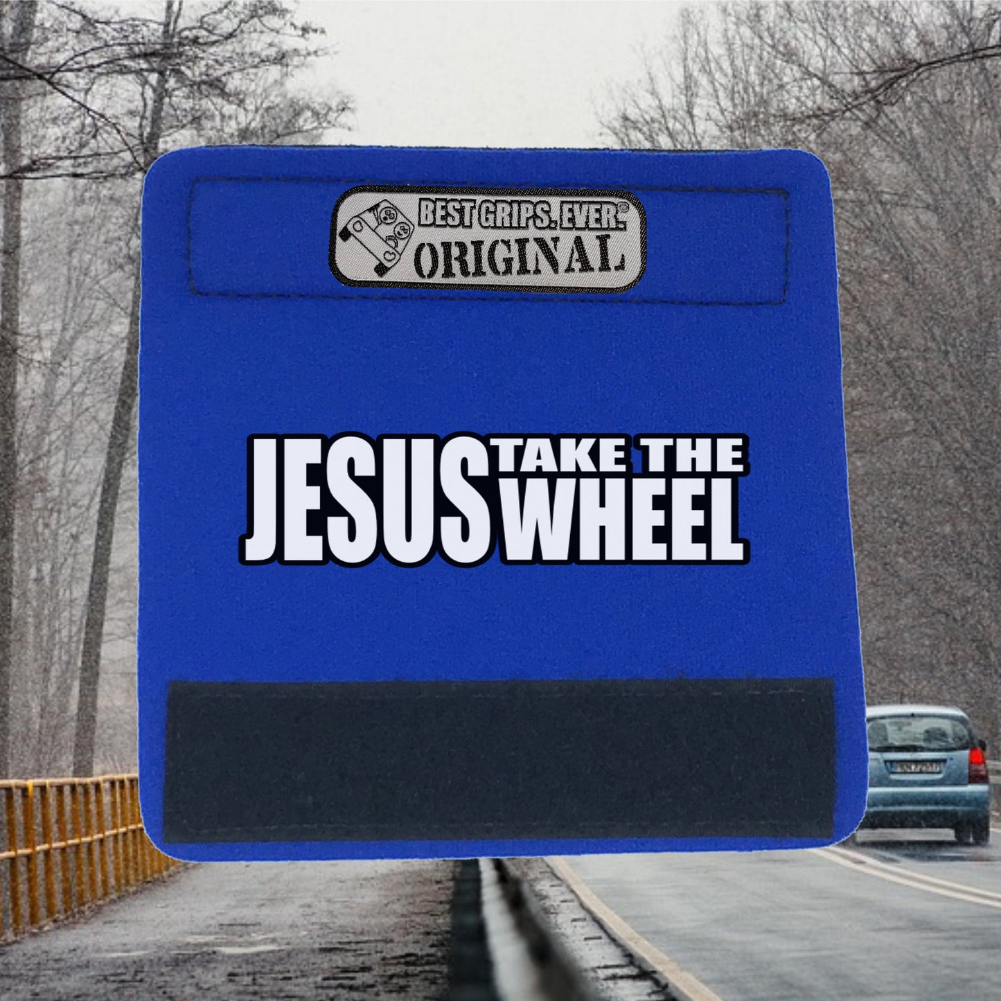 The Jesus Take the Wheel Grip.