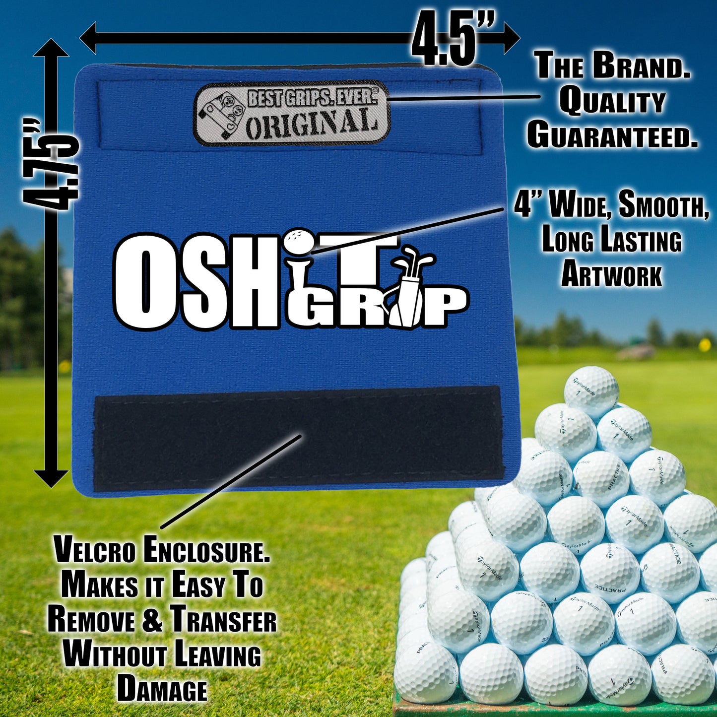 O Shit Grip for Golf by BEST GRIPS. EVER.®