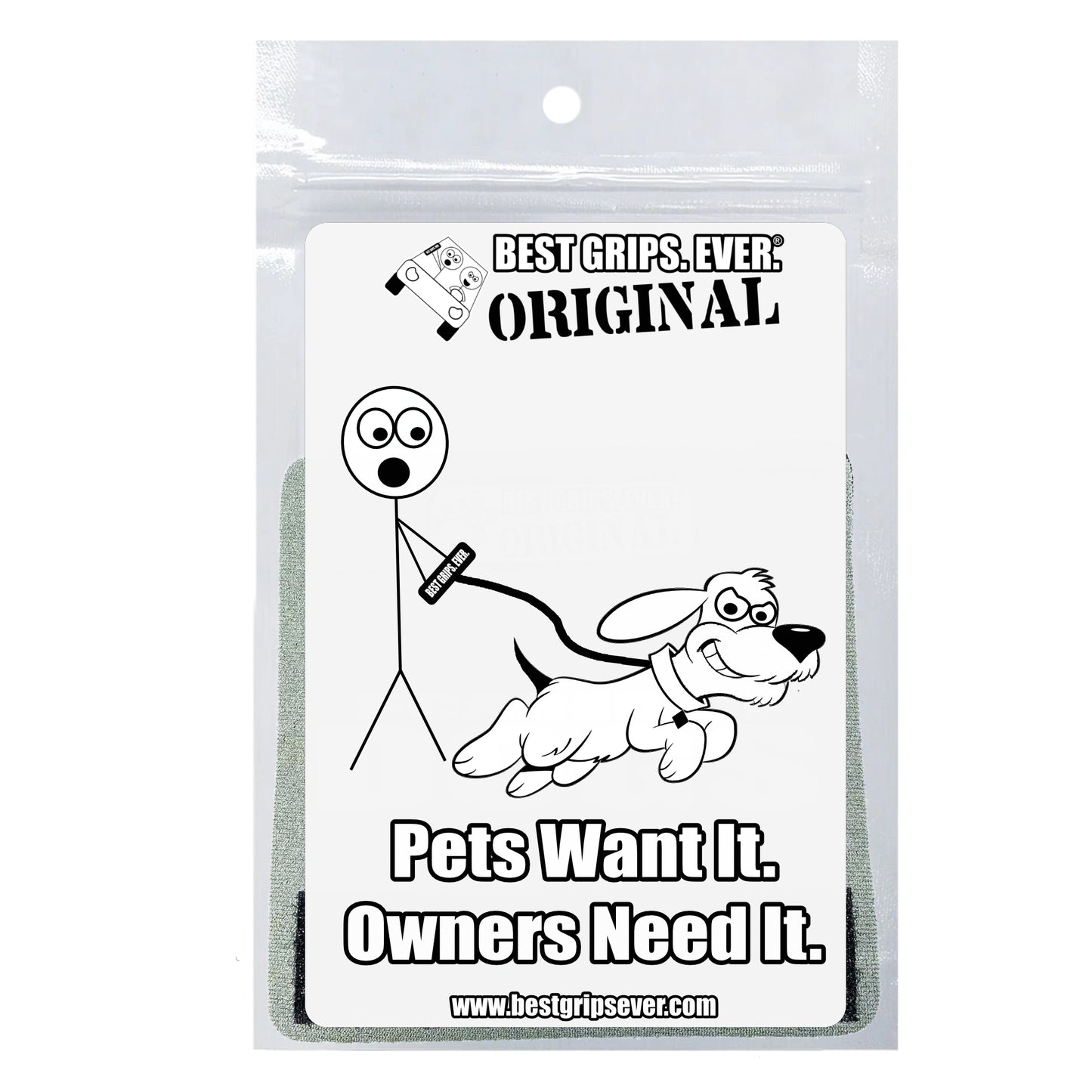 HI-VIS SCARED of DOGS Grip (25 Units)