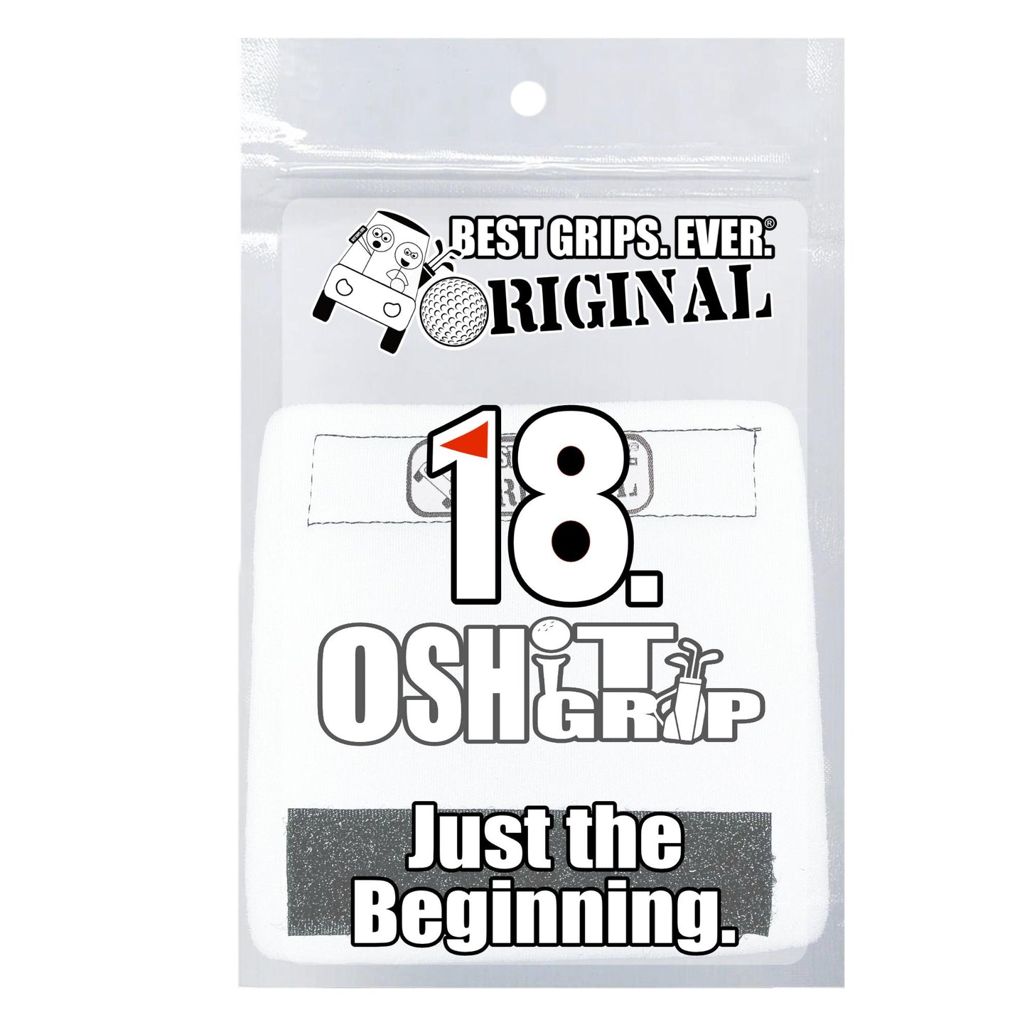 O Sh*t Golf Bag Handle Cover – Funny Neoprene Grip | Golfer Gift, Golf Humor