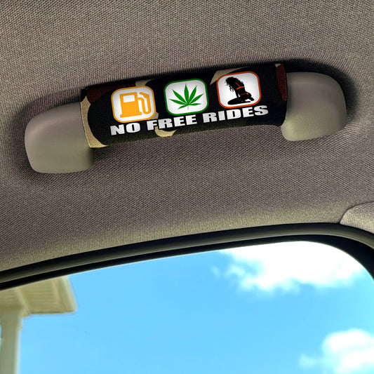 Grip with gas symbol, weed symbol and sexy girl - gas grass or ass