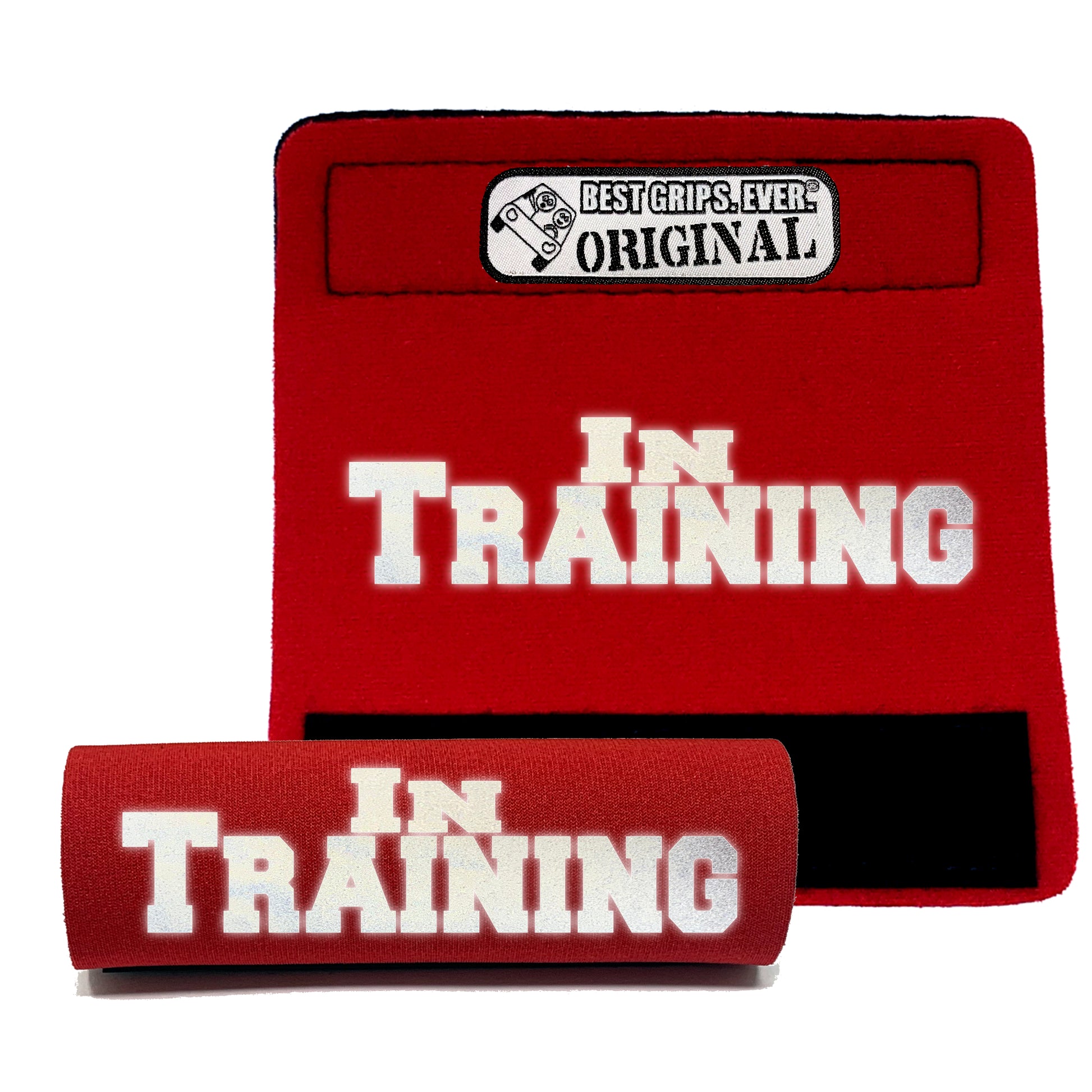 BEST GRIPS. EVER.® leash grip in black featuring HI-VIS IN TRAINING Grip, designed to improve comfort, control, and safety during dog walks.