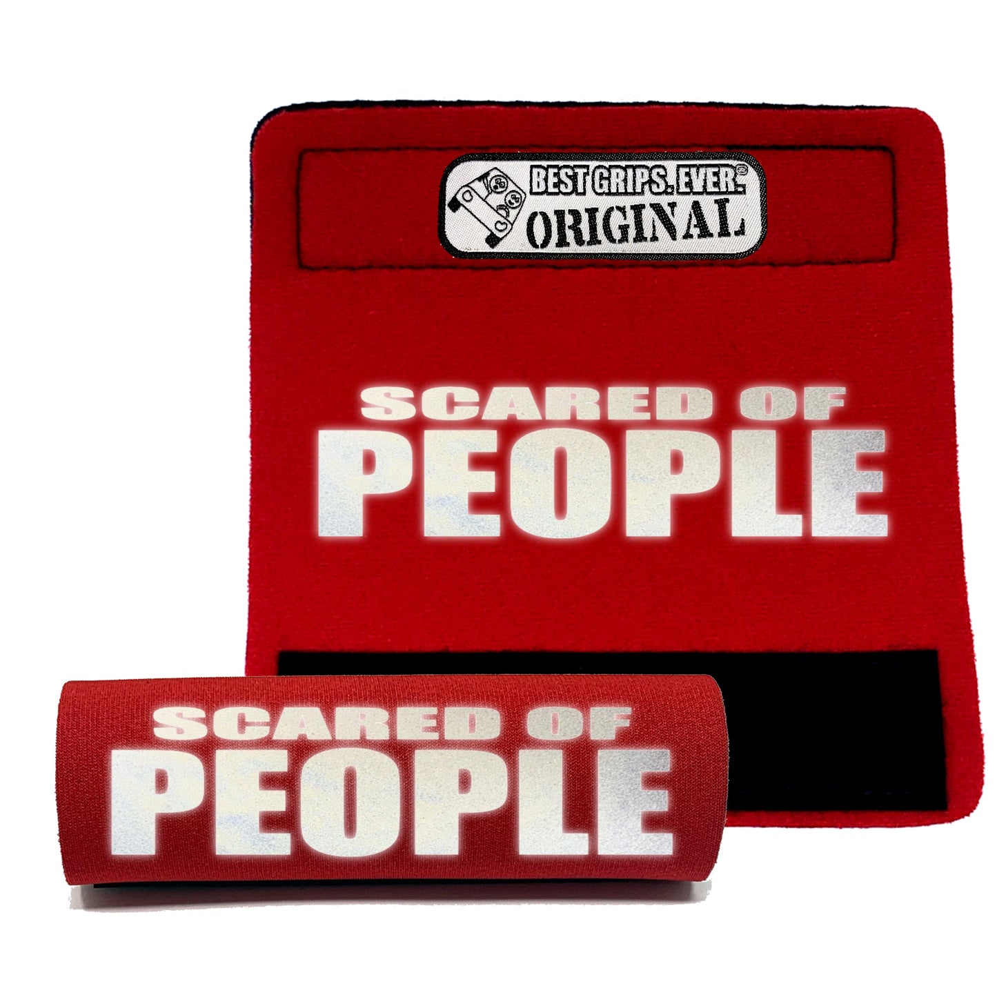 HI-VIS SCARED of PEOPLE Grip (Case of 24)