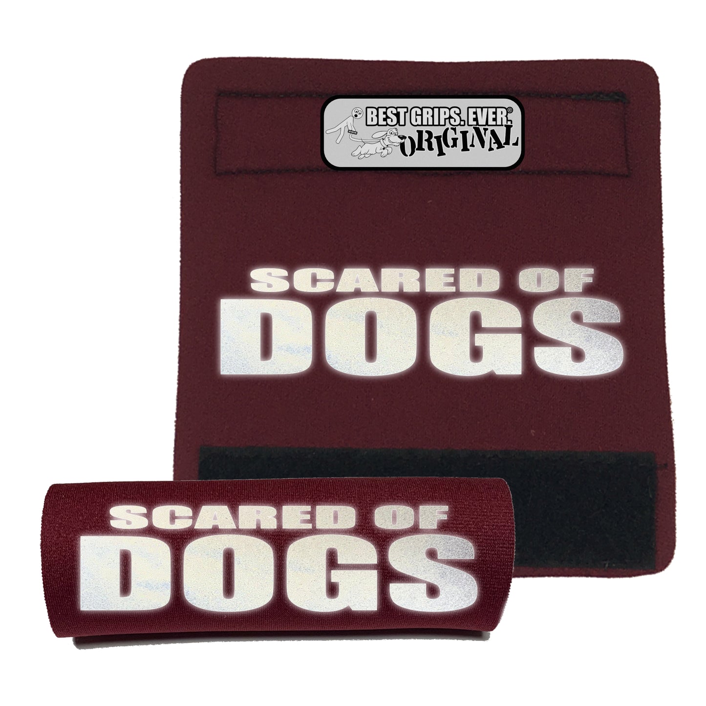 HI-VIS SCARED of DOGS Grip
