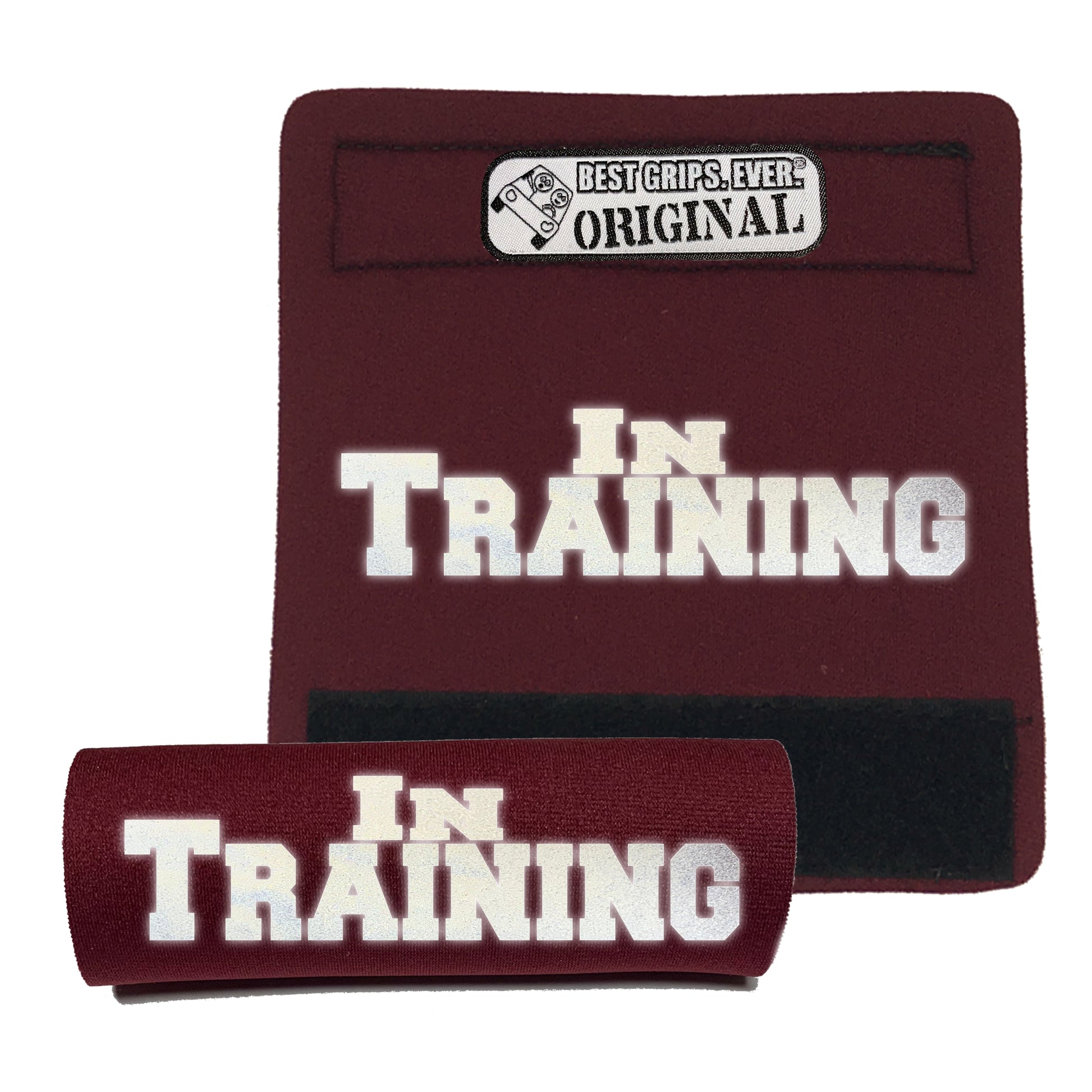 BEST GRIPS. EVER.® leash grip in black featuring HI-VIS IN TRAINING Grip, designed to improve comfort, control, and safety during dog walks.