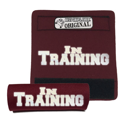 BEST GRIPS. EVER.® leash grip in black featuring HI-VIS IN TRAINING Grip, designed to improve comfort, control, and safety during dog walks.