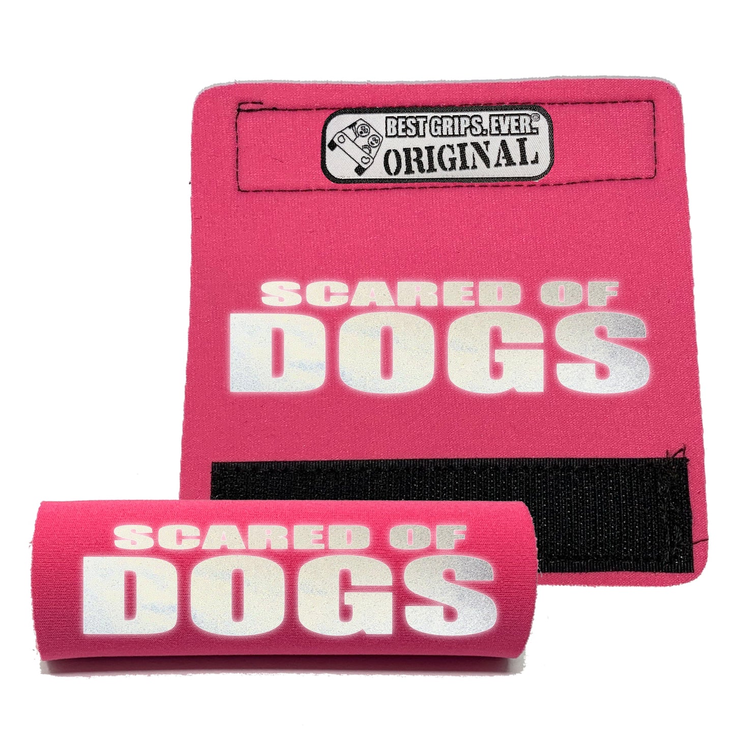 HI-VIS SCARED of DOGS Grip