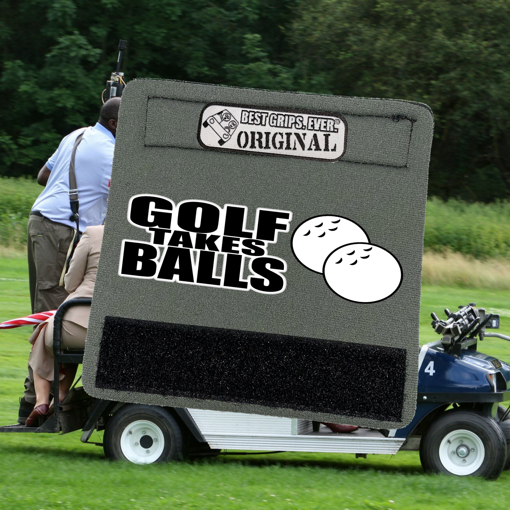 BEST GRIPS. EVER.® handle grip featuring Golf Takes Balls Grip, designed for comfort and everyday use.
