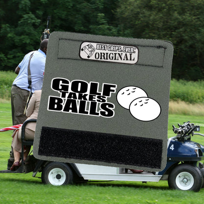 BEST GRIPS. EVER.® handle grip featuring Golf Takes Balls Grip, designed for comfort and everyday use.