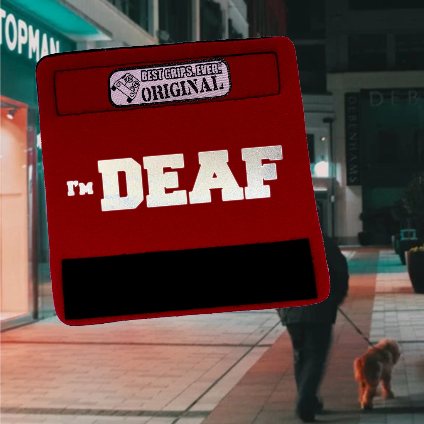 HI-VIS I'm DEAF Grip (1 Unit)