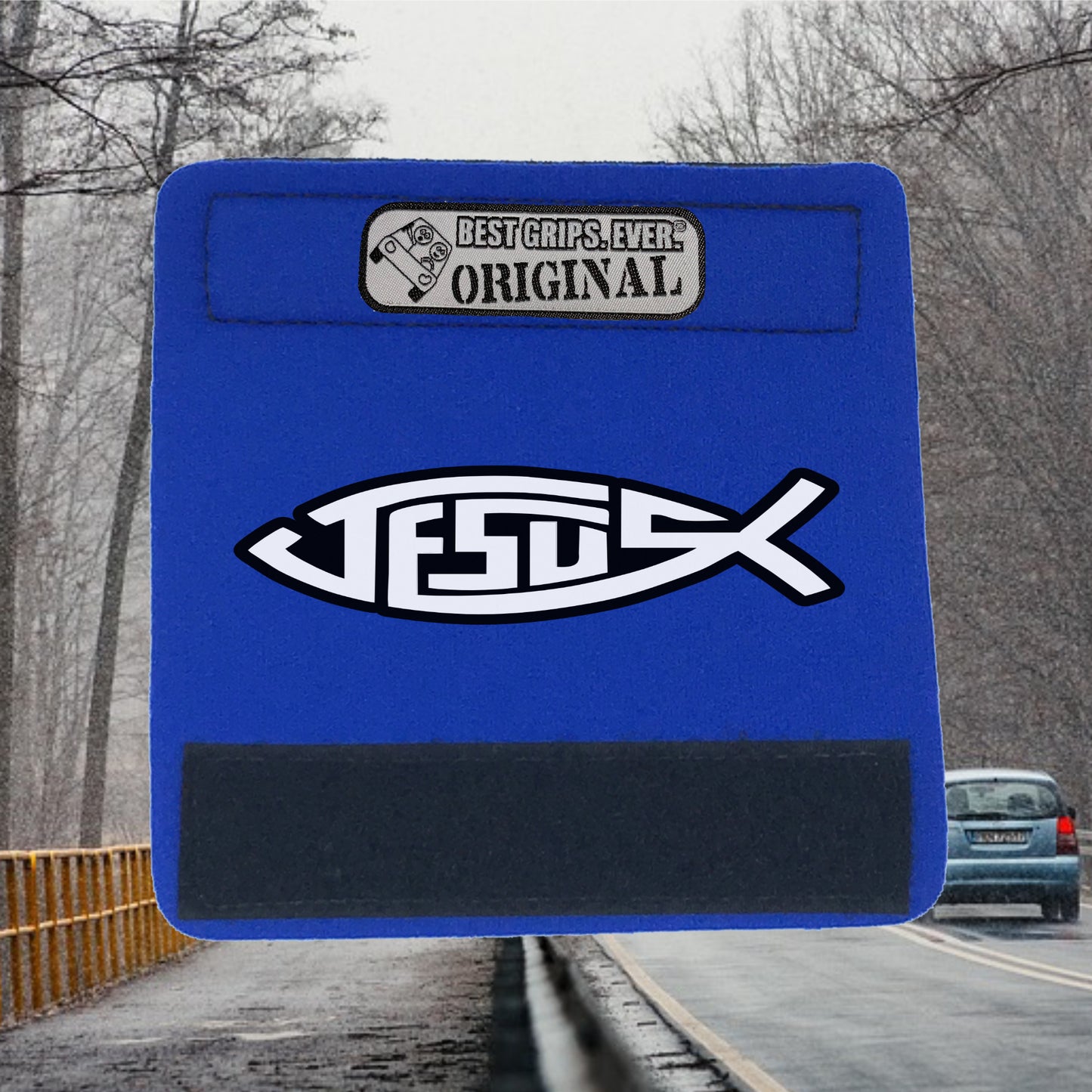 The Jesus Fish Grip.