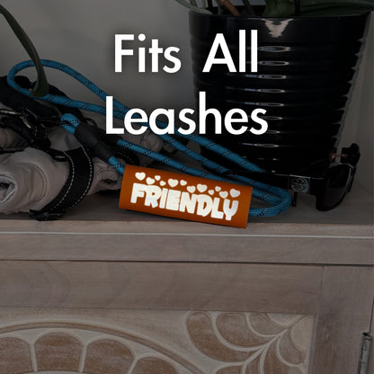 BEST GRIPS. EVER.® leash grip featuring HI-VIS I'M FRIENDLY Grip, designed to improve comfort, control, and safety during dog walks.