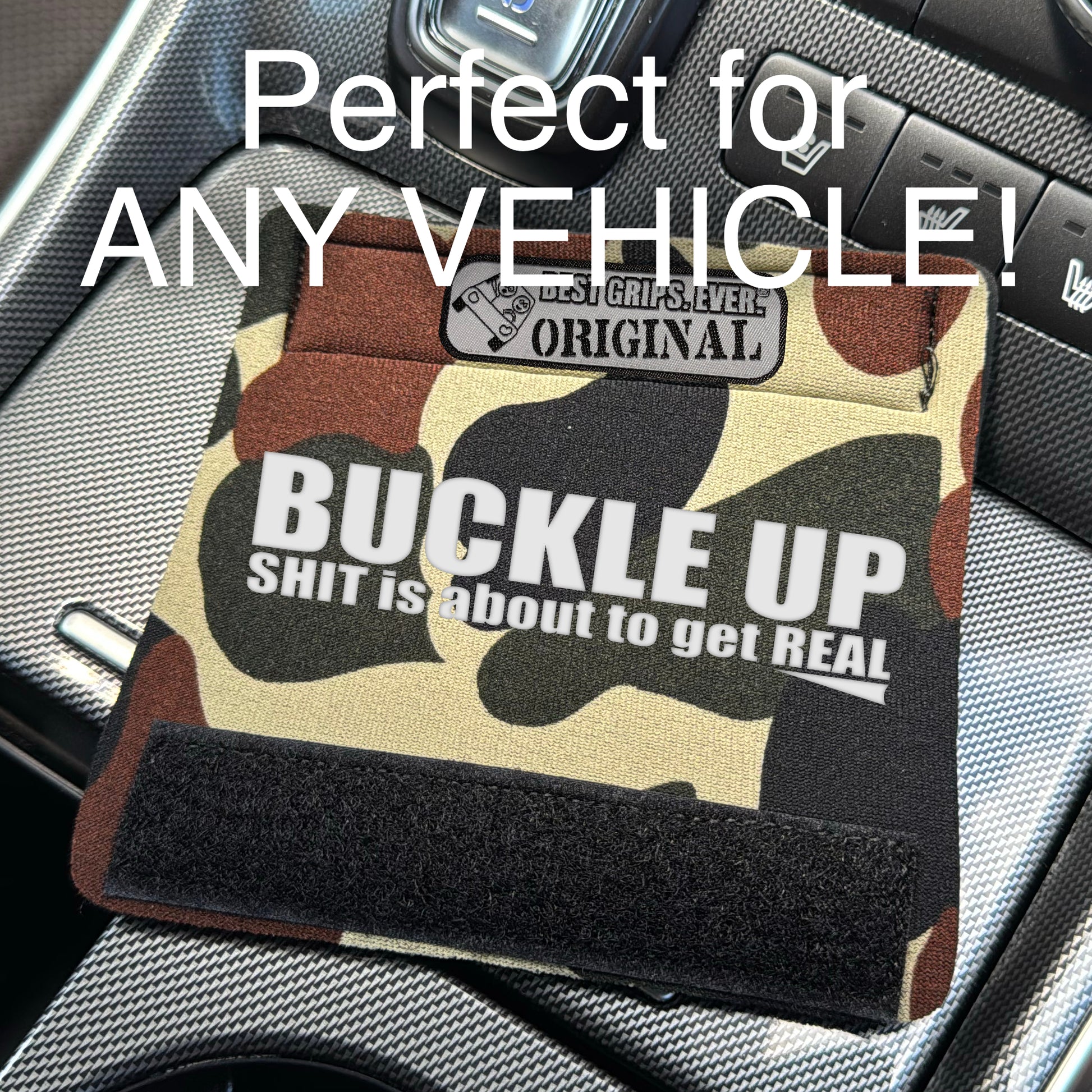 BEST GRIPS. EVER.® handle grip featuring The Buckle Up Grip., designed for comfort and everyday use.
