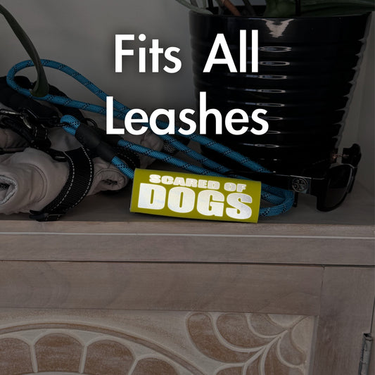 HI-VIS SCARED of DOGS Grip (Case of 24)