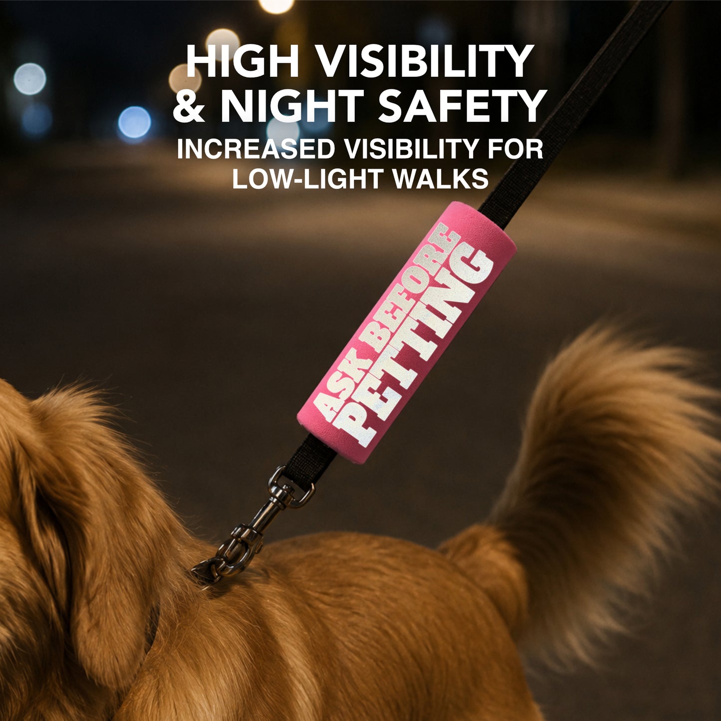 HI-VIS Ask Before Petting Sleeve