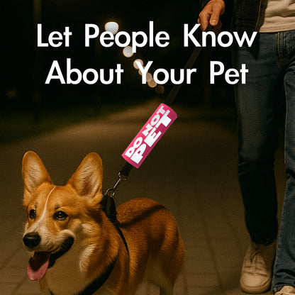 BEST GRIPS. EVER.® leash grip featuring HI-VIS DO NOT PET Grip, designed to improve comfort, control, and safety during dog walks.