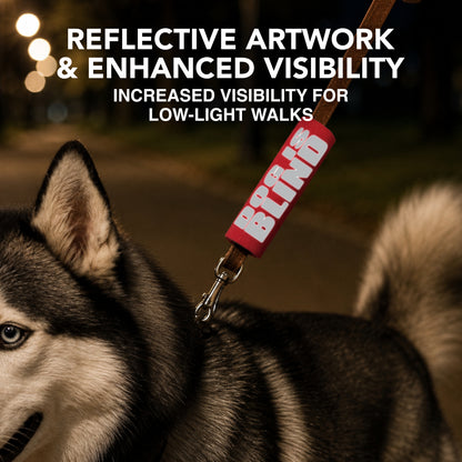 REFLECTIVE Dog is Blind