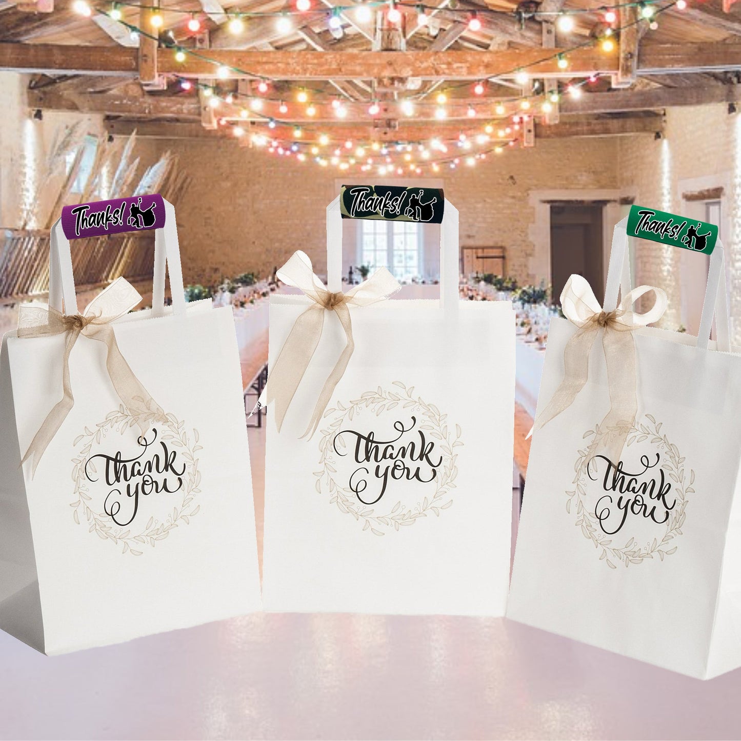 Party Couple Thank You Grip - 50 Pack