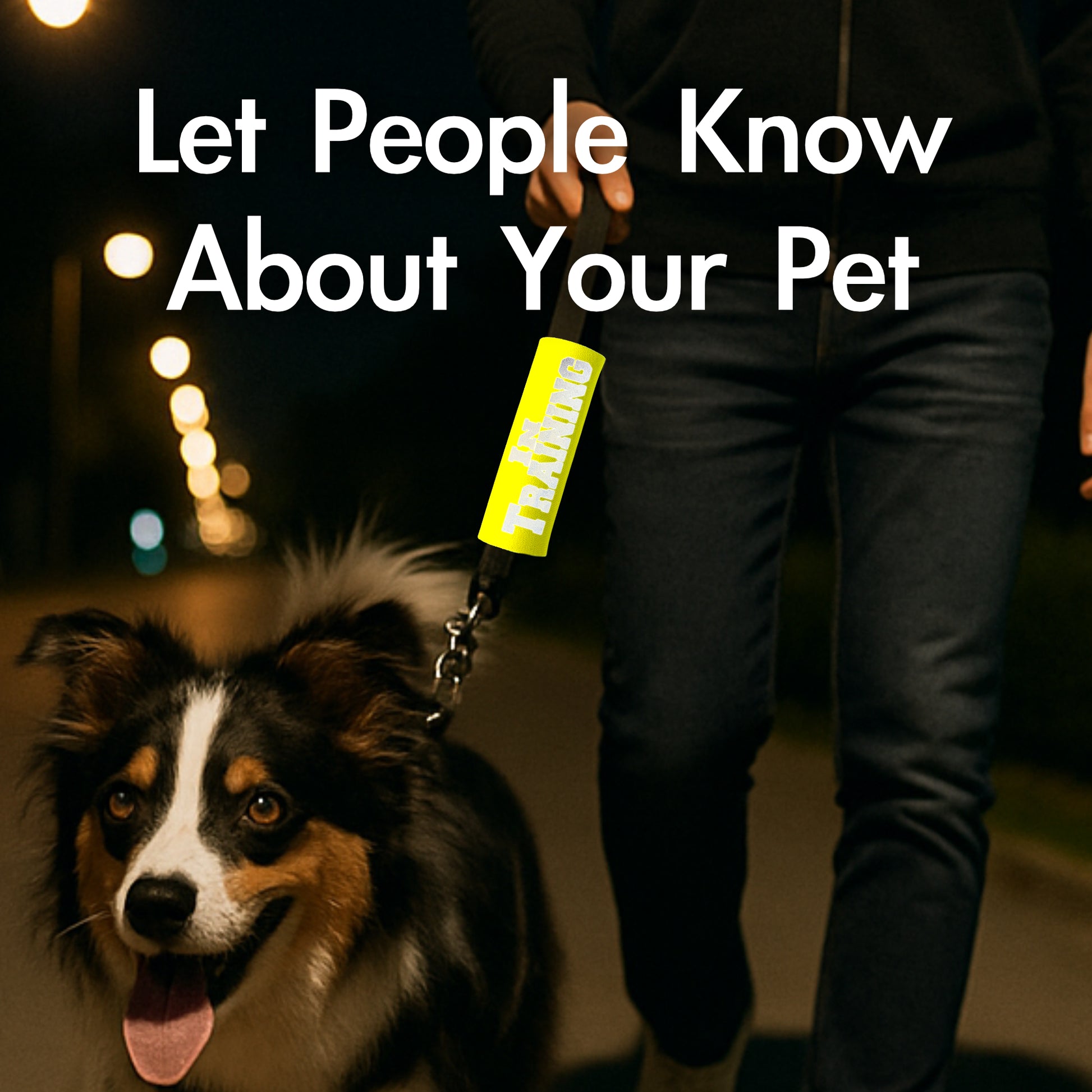 BEST GRIPS. EVER.® leash grip featuring HI-VIS IN TRAINING Grip, designed to improve comfort, control, and safety during dog walks.