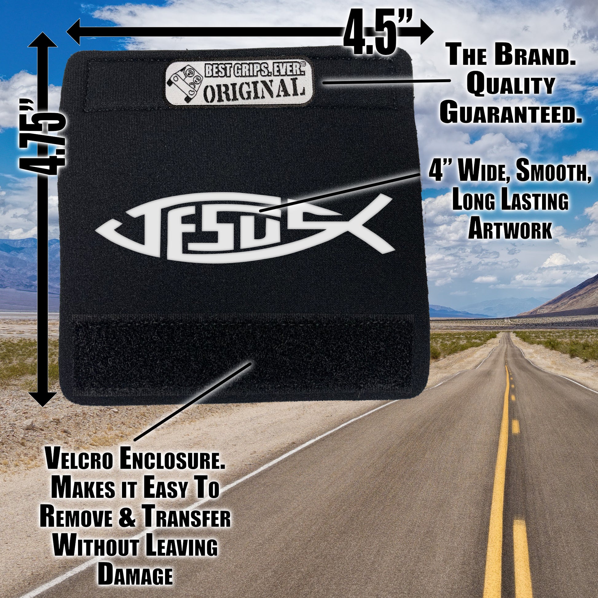 The Jesus Fish Grip. by BEST GRIPS. EVER.¨