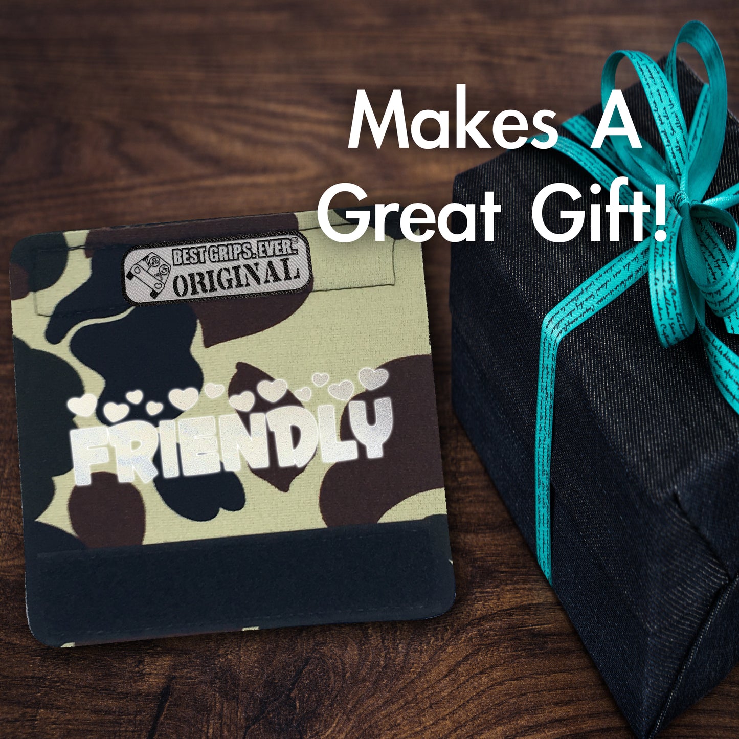 BEST GRIPS. EVER.® leash grip featuring HI-VIS I'M FRIENDLY Grip, designed to improve comfort, control, and safety during dog walks.