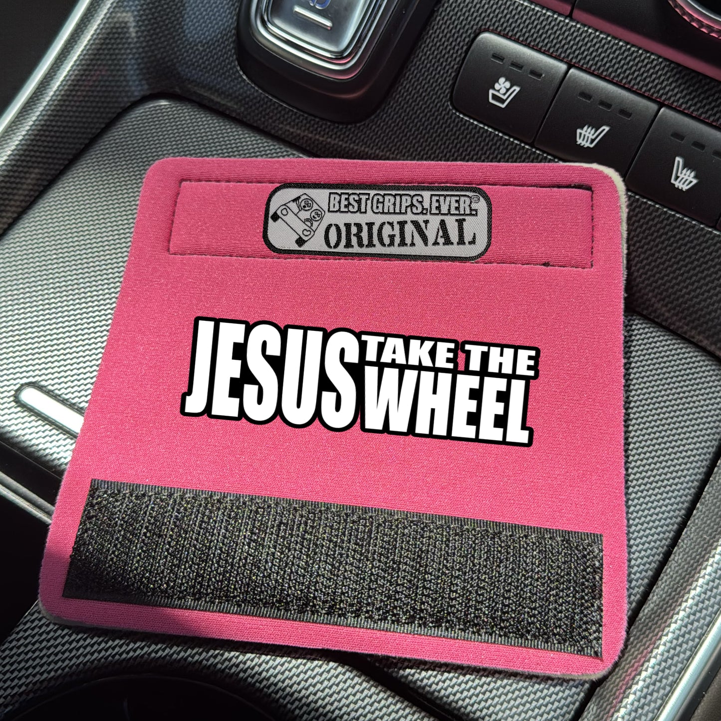 The Jesus Take the Wheel Grip.