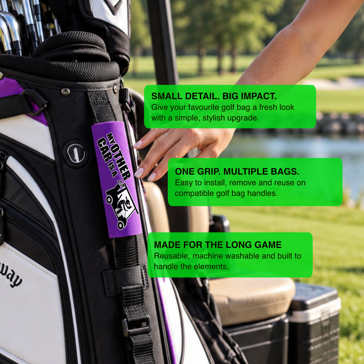 The Golf Cart Grip...For Her