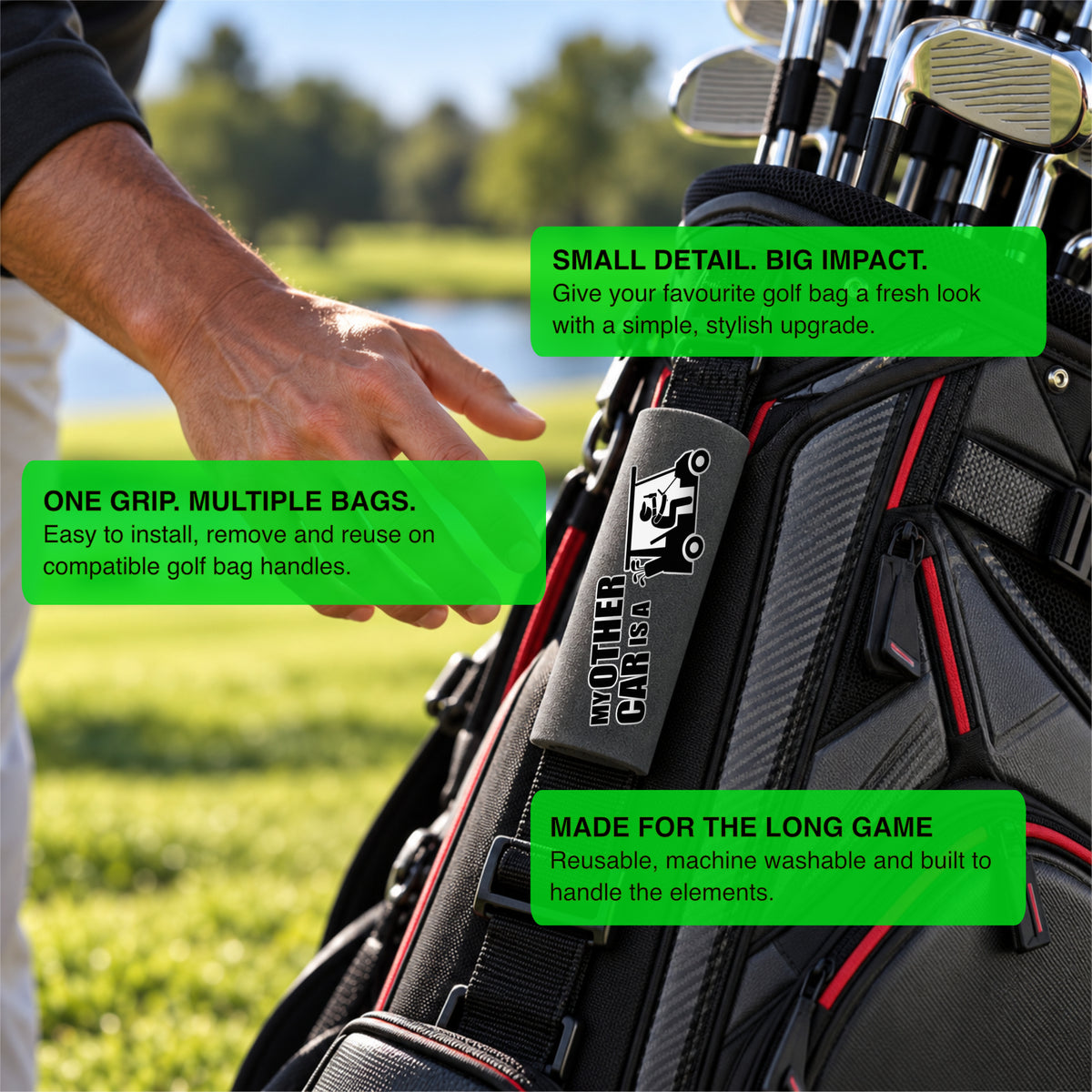 The Golf Cart Grip...For Him