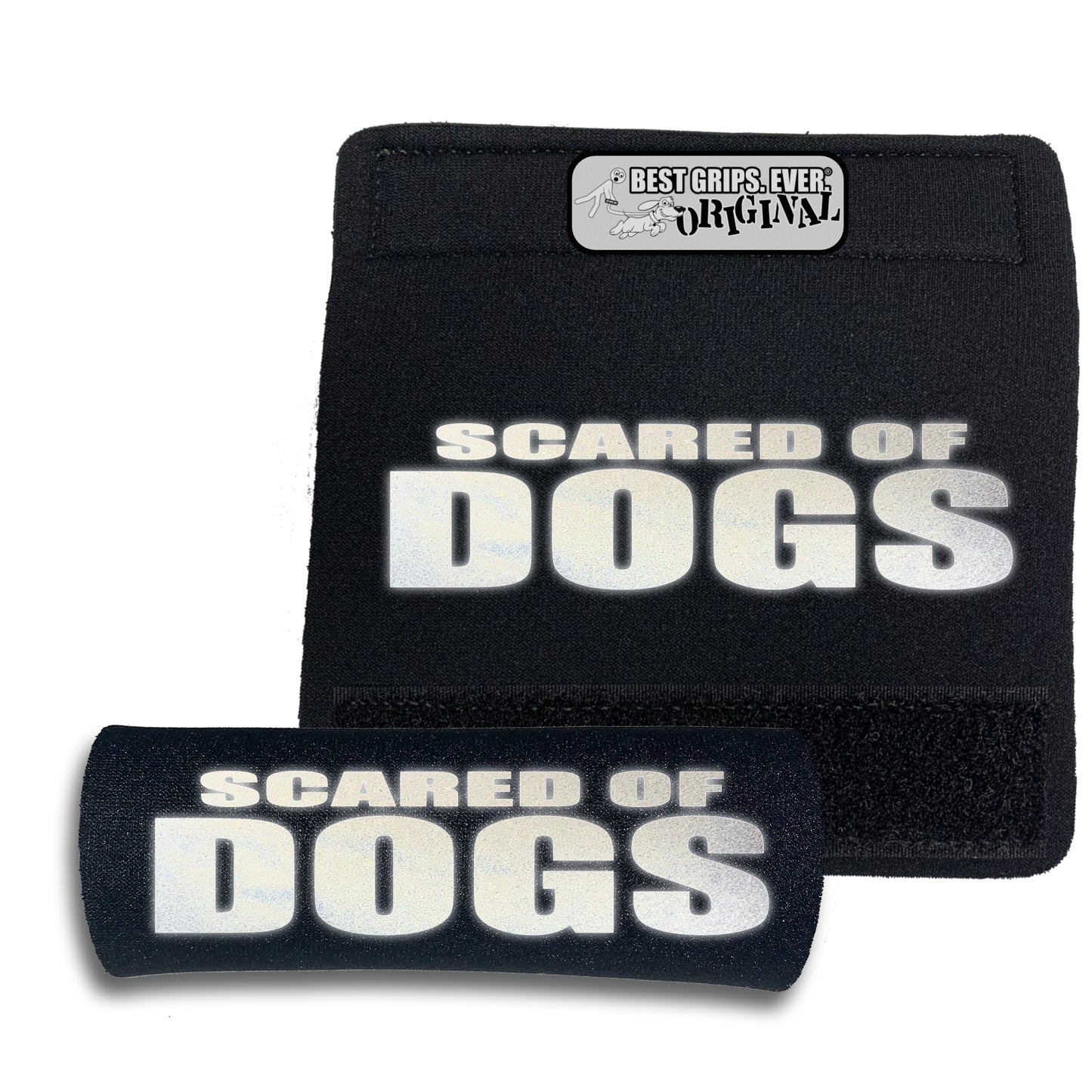 HI-VIS SCARED of DOGS Grip
