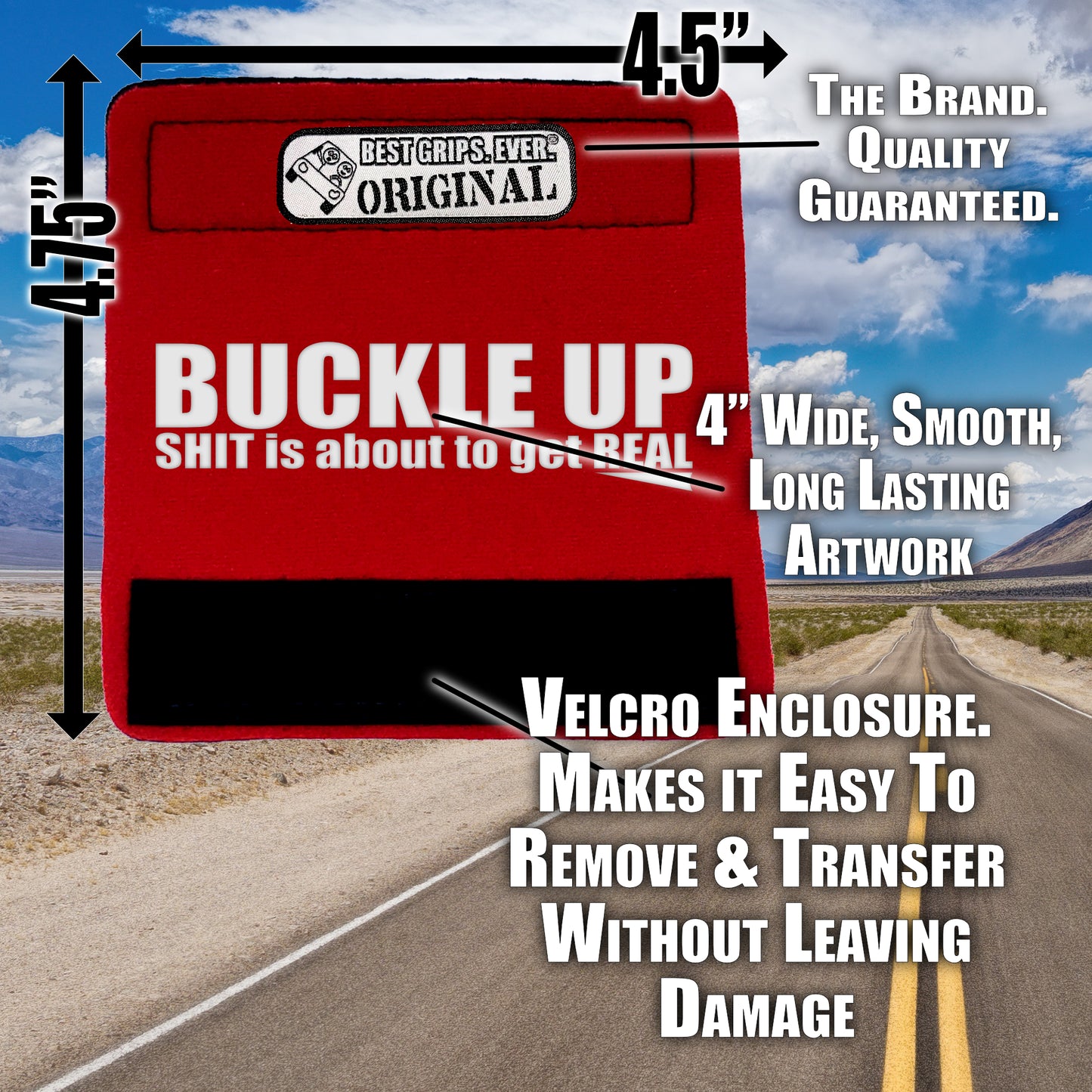 BEST GRIPS. EVER.® handle grip featuring The Buckle Up Grip., designed for comfort and everyday use.