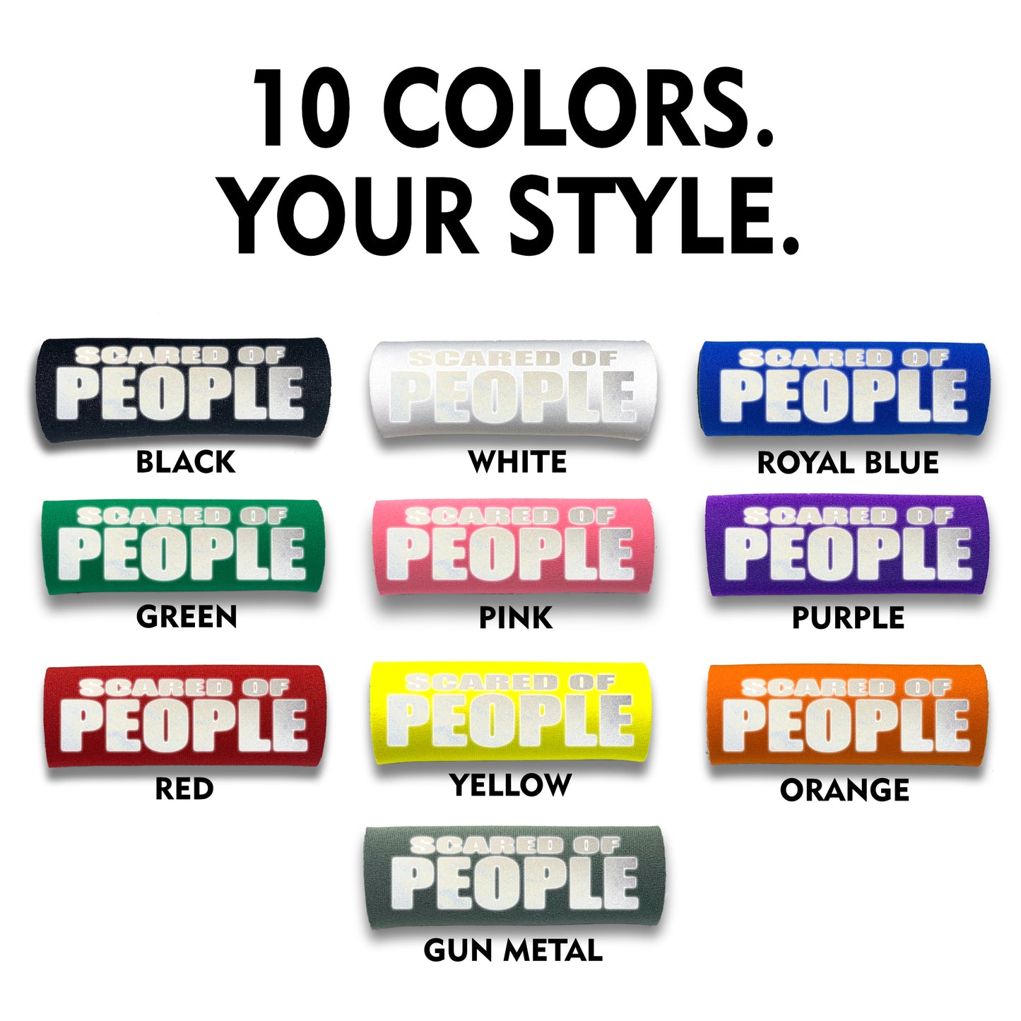 HI-VIS SCARED of PEOPLE Sleeve