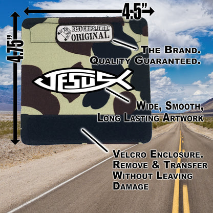 The Jesus Fish Grip.