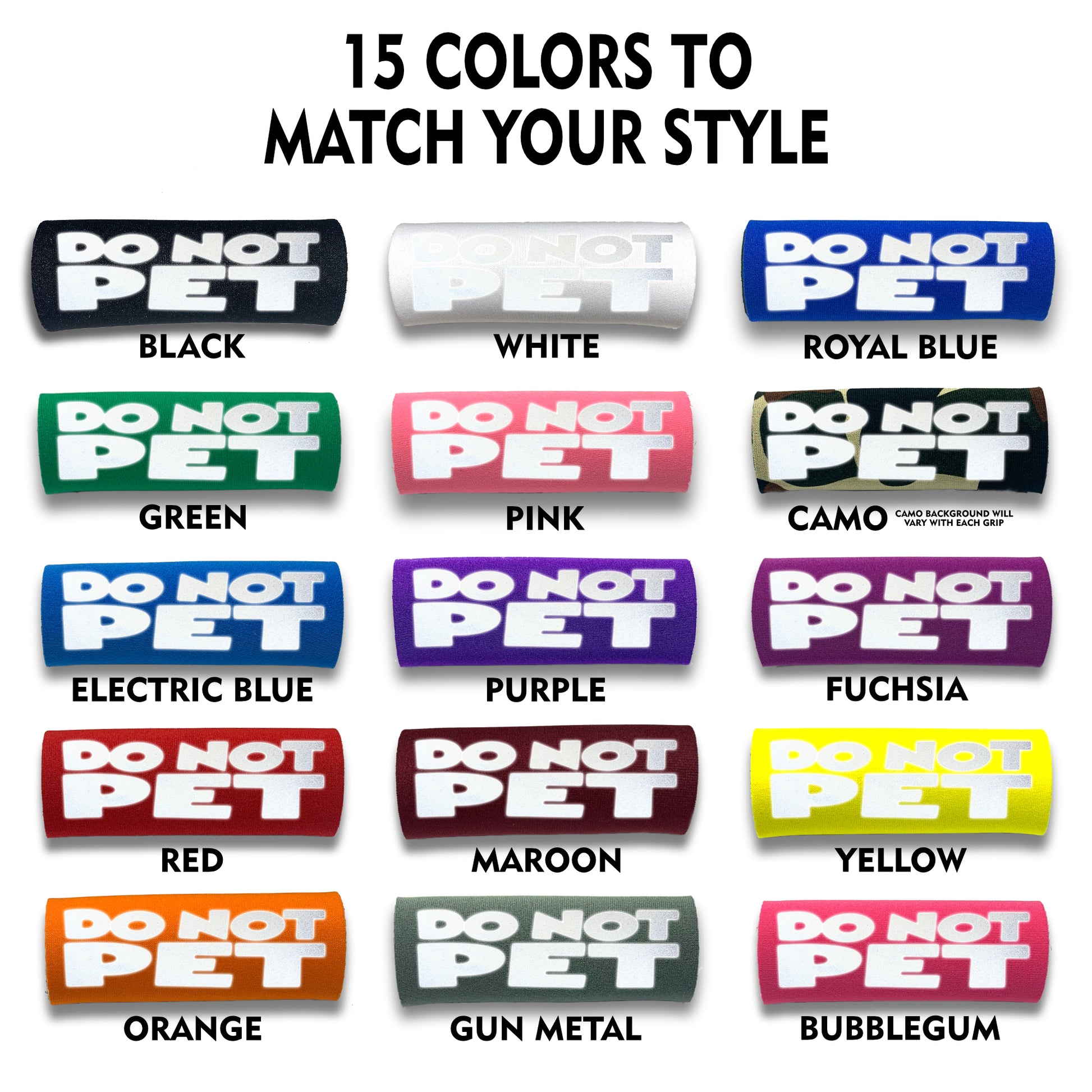 BEST GRIPS. EVER.® leash grip featuring HI-VIS DO NOT PET Grip, designed to improve comfort, control, and safety during dog walks.