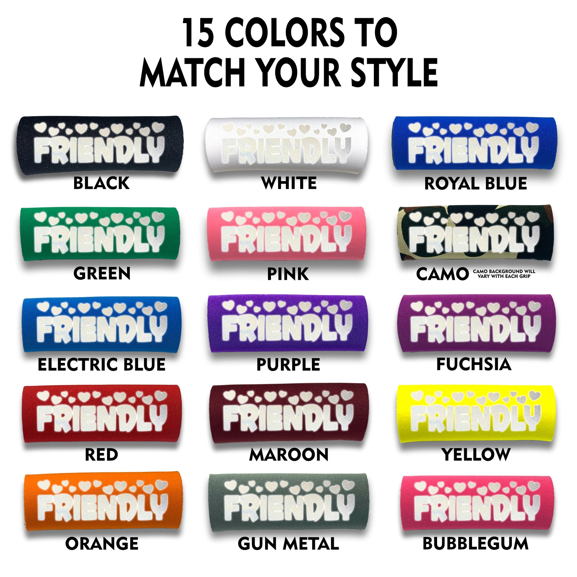 BEST GRIPS. EVER.® leash grip featuring HI-VIS I'M FRIENDLY Grip, designed to improve comfort, control, and safety during dog walks.