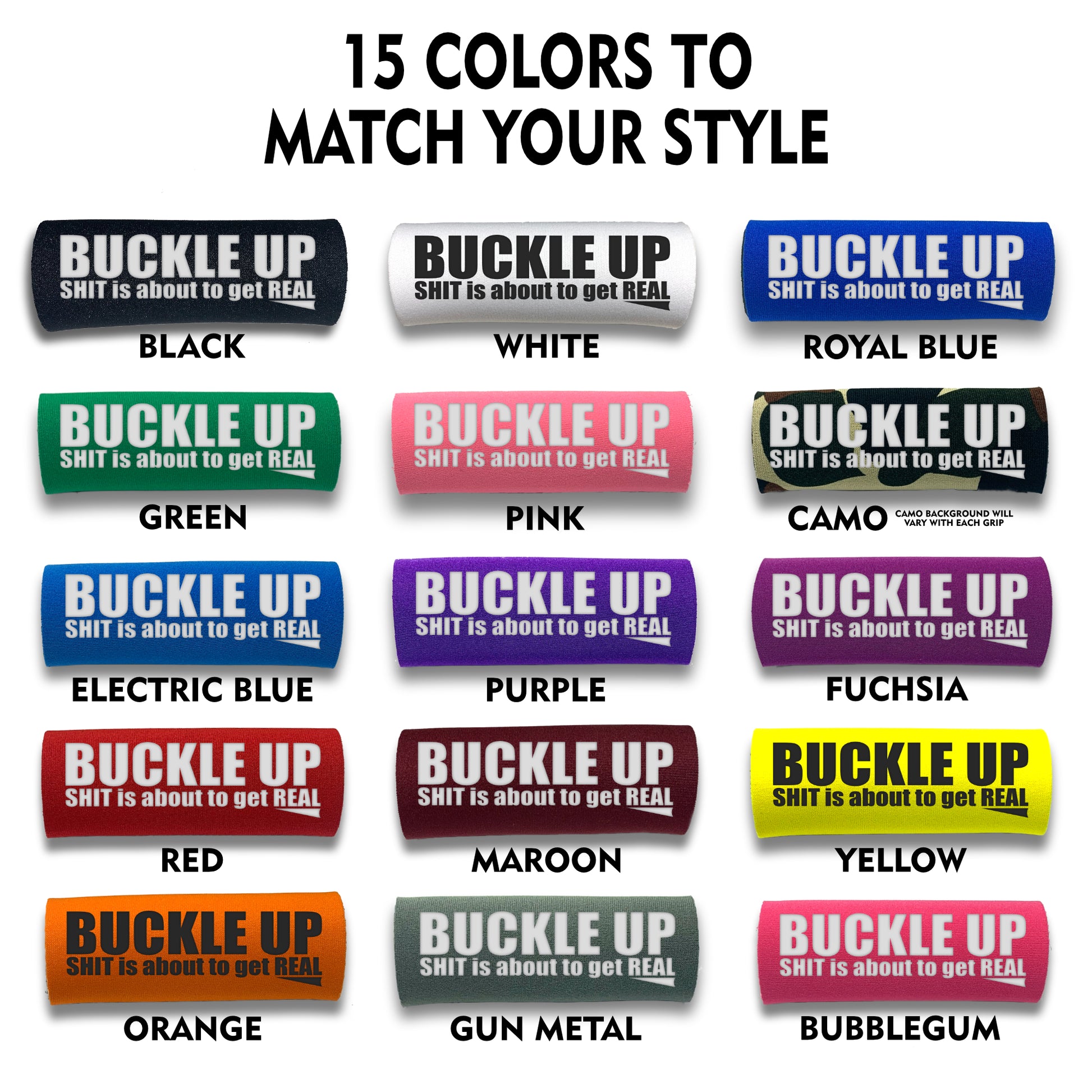 BEST GRIPS. EVER.® handle grip featuring The Buckle Up Grip., designed for comfort and everyday use.