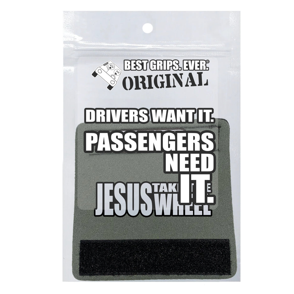 The Jesus Take the Wheel Grip.